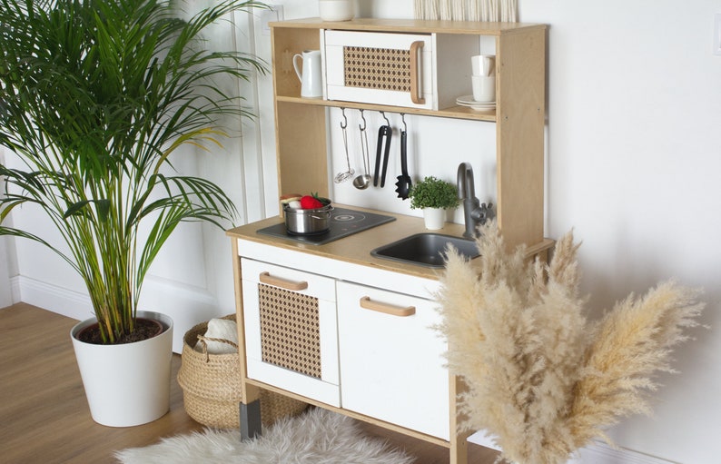 Rattan Gurtband Aufkleber für IKEA Duktig Spielküche Bild 7