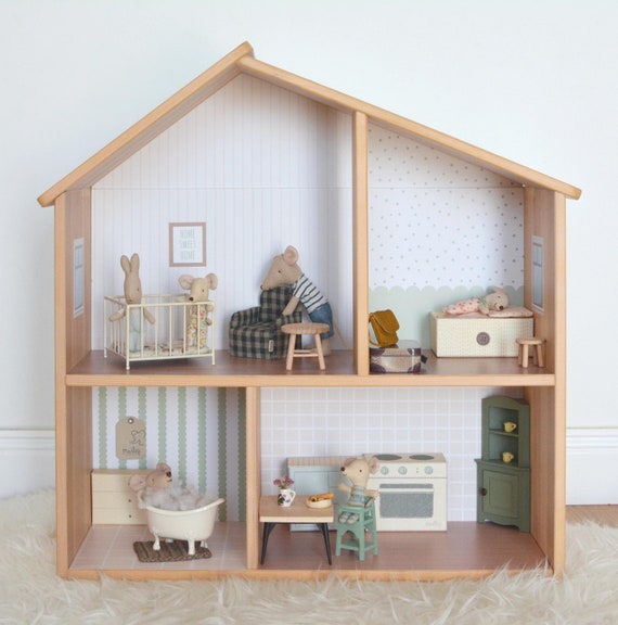 IKEA Flisatドールハウス用ドリームホームステッカー（ドールハウスは