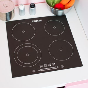 Play kitchen hob sticker for IKEA Stuva, Trofast, Malm, Eket furniture NOT included image 6