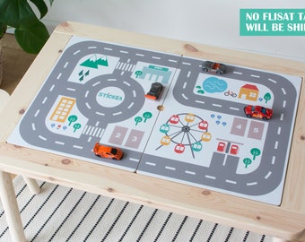 IKEA Flisat children's table decal, city roads (Flisat table NOT included)