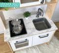 Marble Countertop Sticker for IKEA Duktig Play Kitchen product logo