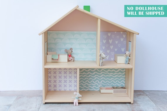 IKEA FLISATドールハウス用マーメイド壁紙デカール - Etsy 日本