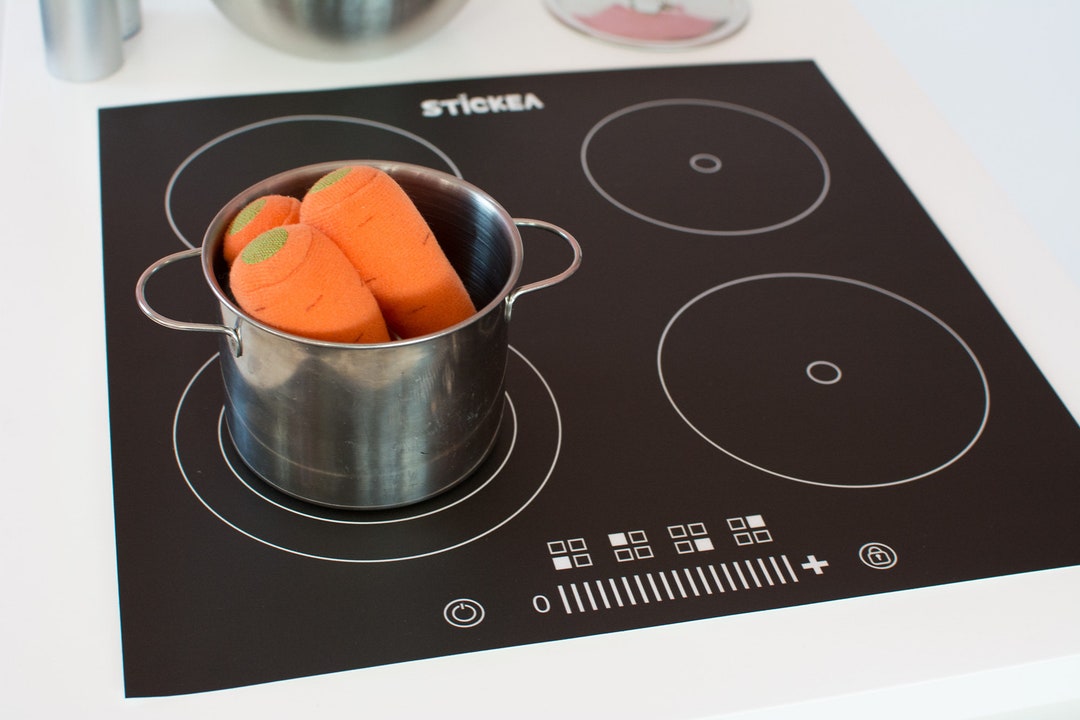 Play Kitchen Hob Sticker for IKEA Stuva, Trofast, Malm, Eket (furniture ...