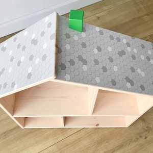 Aufkleber für IKEA Flisat Puppenhaus, beige Puppenhaus nicht enthalten Bild 2