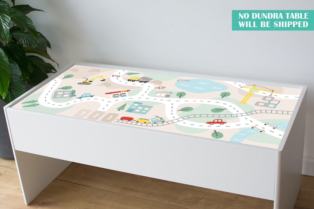 IKEA Dundra テーブル用 Boho 道路ステッカー (ステッカーのみ