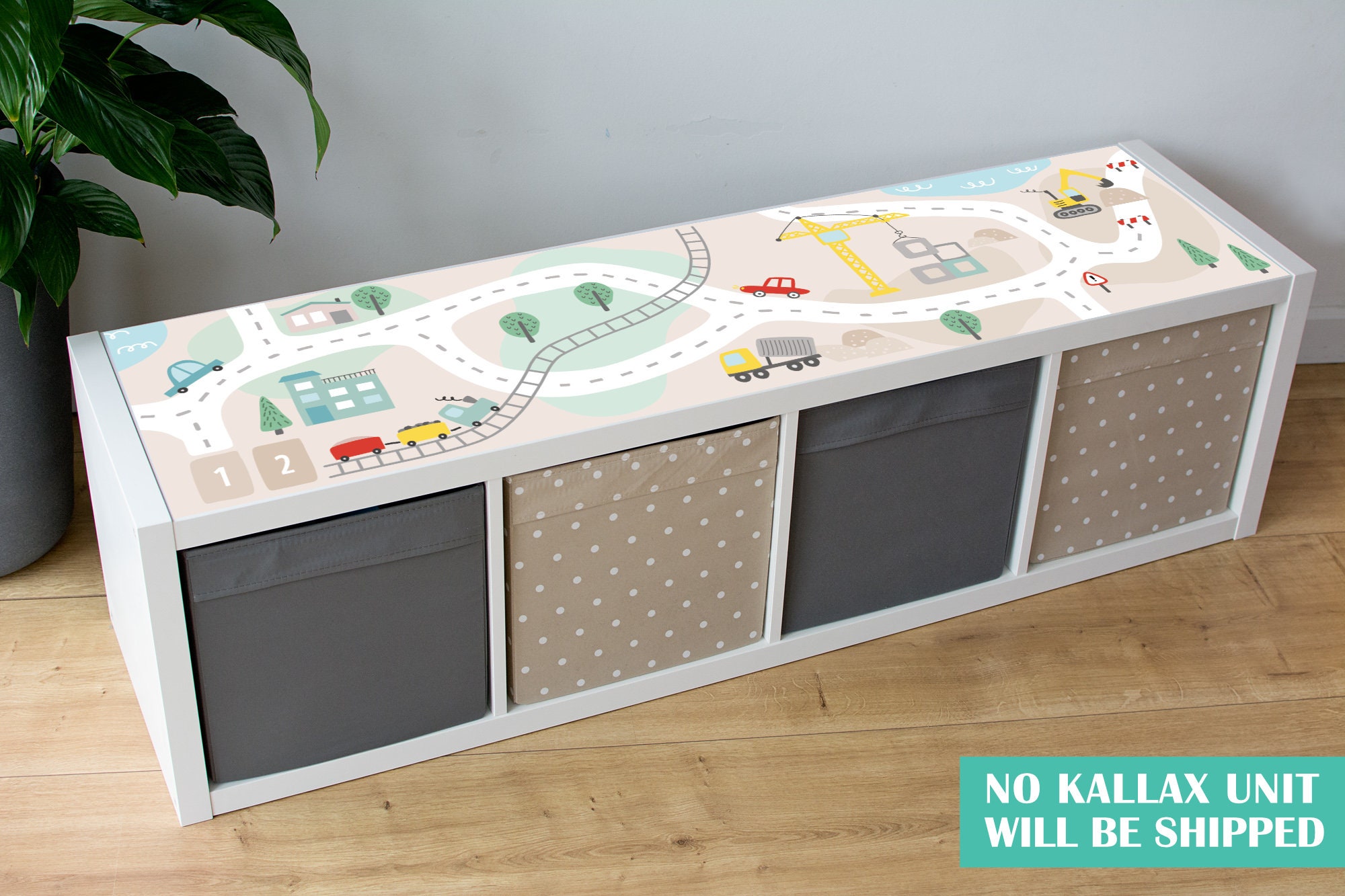 IKEA Kallax シェルフ用 Roads プレイテーブル デカール - Etsy 日本