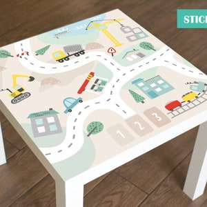 IKEA LACK table decal, bohemian roads (table NOT included)