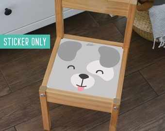 Vinilo perro para silla IKEA LATT (silla no incluida)