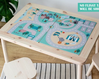 IKEA Flisat children s table decal family trip Flisat table NOT included