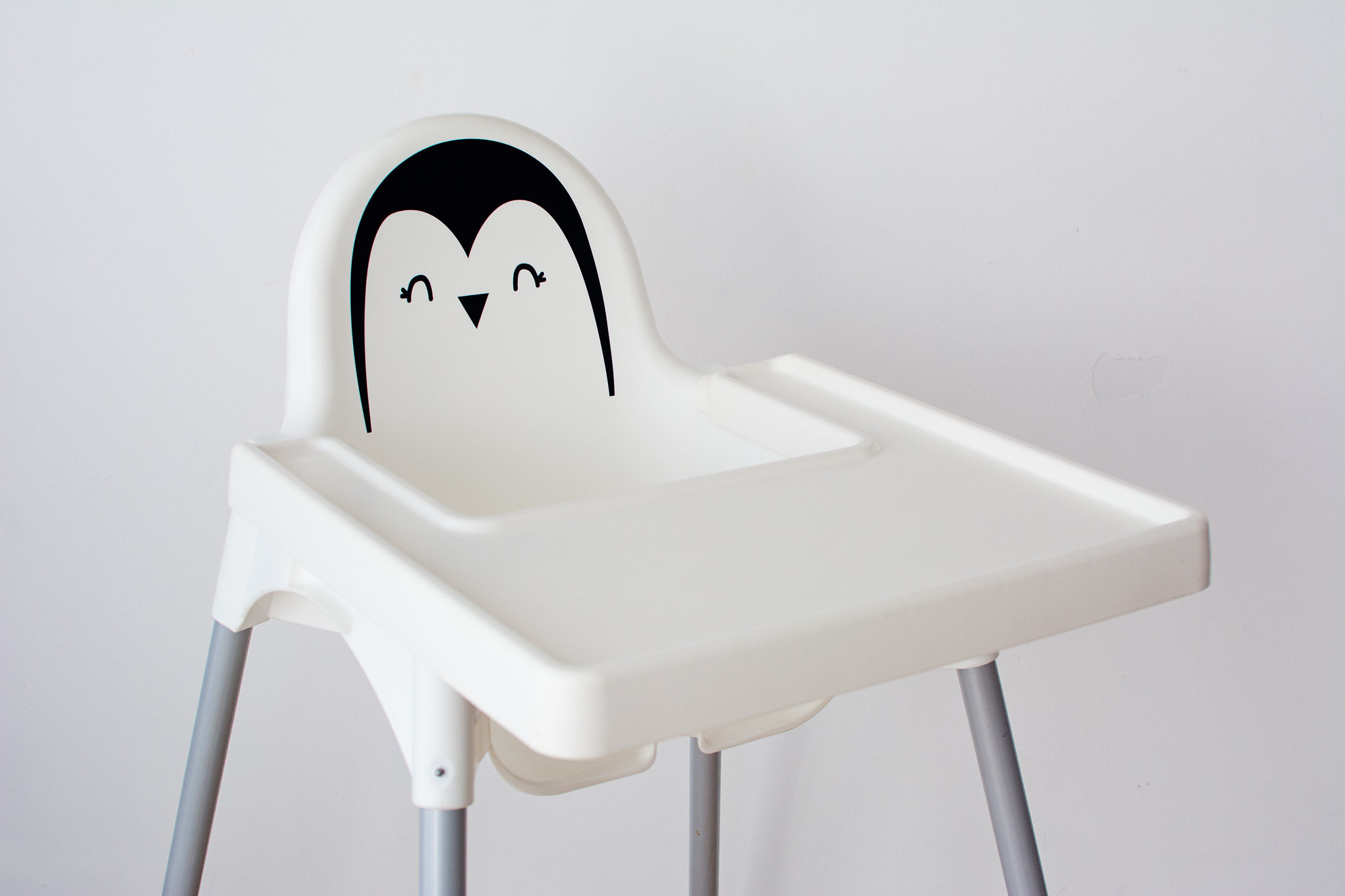 Aufkleber Sticker Pinguin Tiere IKEA ANTILOP MAMMUT Kinderstuhl Hocker Kinder 