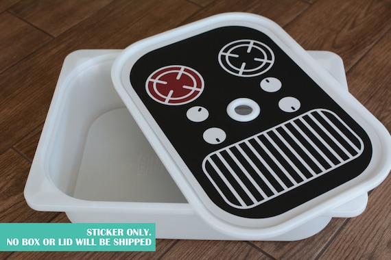 Trofast Box Deckelaufkleber: Herdtop & Grill für die Mud Kitchen