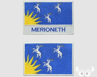 Dorset County Flag Patch Iron On Patch Sew On Embroidered Patch For Shirts T-Shirts Cute Patch United Kingdom County Flag