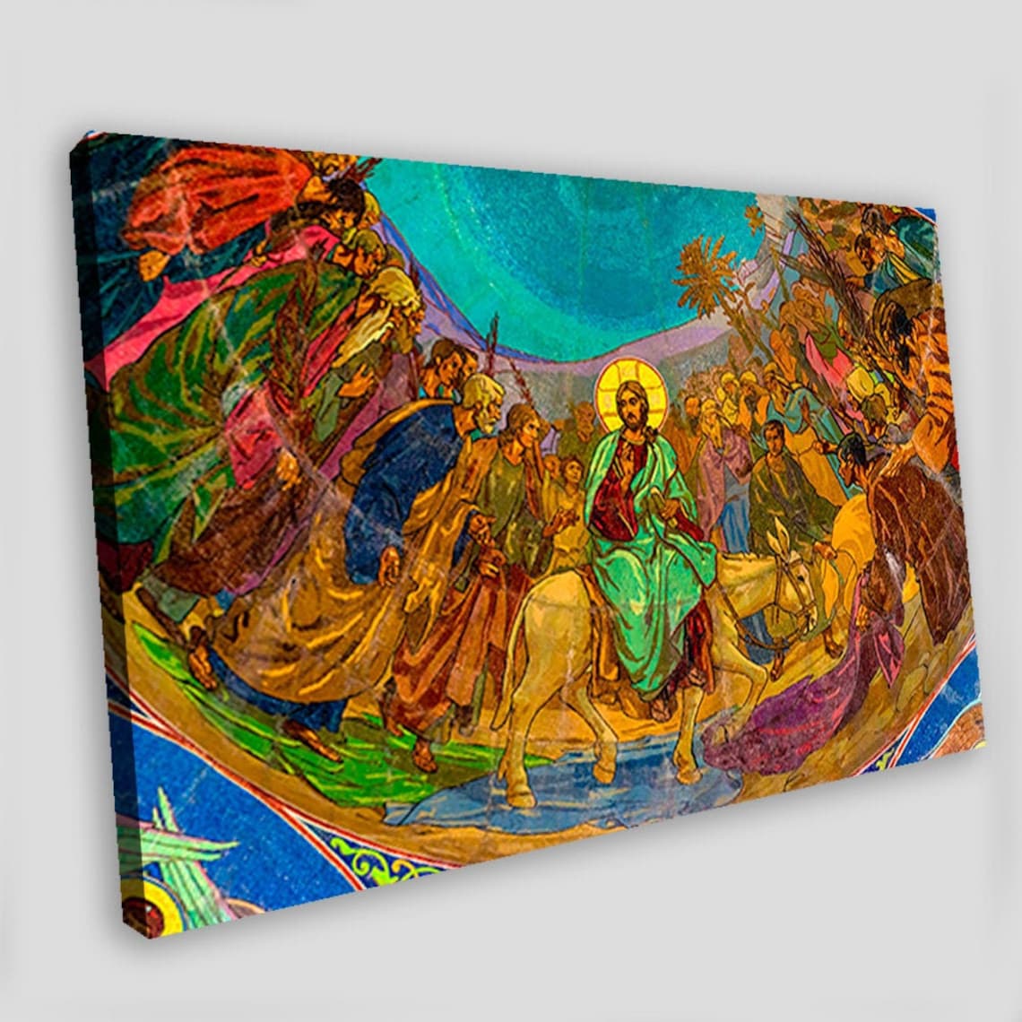 Catholic painting Religion canvas Impressionist Wall Art Etsy