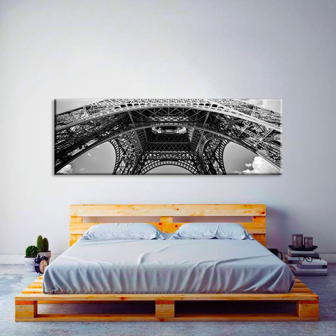 Eiffel Tower Canvas Wall Art France Print Home Decor Etsy