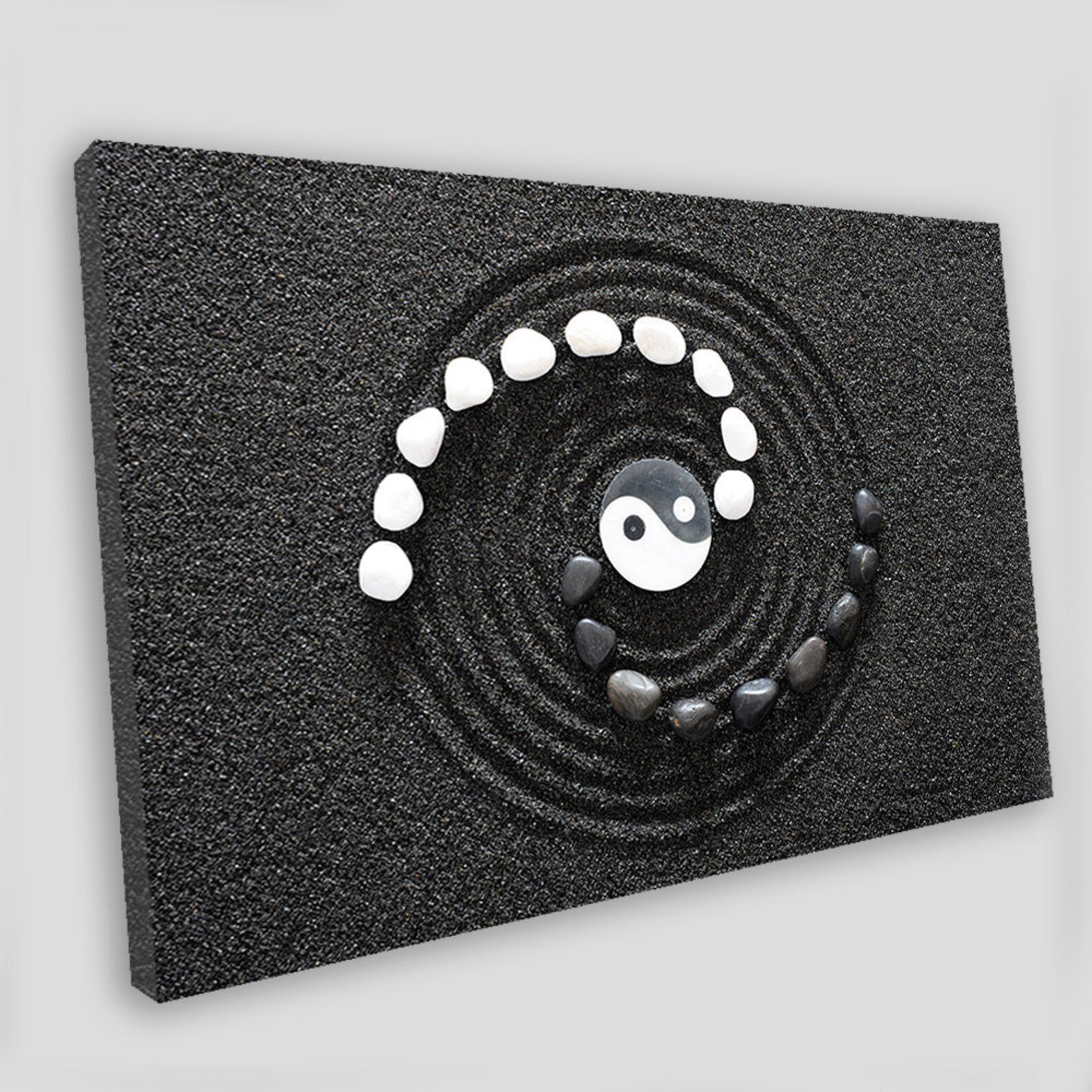 Zen Wall Art Zen Canvas Art Canvas Print Yin and Yang Etsy