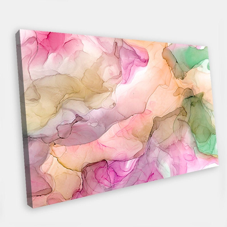 Canvas art Abstract Canvas Alcohol Ink Abstract Wall Art Marble Ink Marble print Contemporary Art Marbling Wall Decor Marble canvas