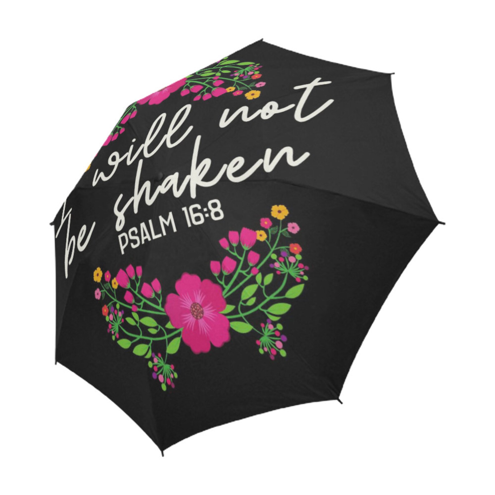Scripture Umbrella Christian Bible Verse Umbrella Will Not Etsy