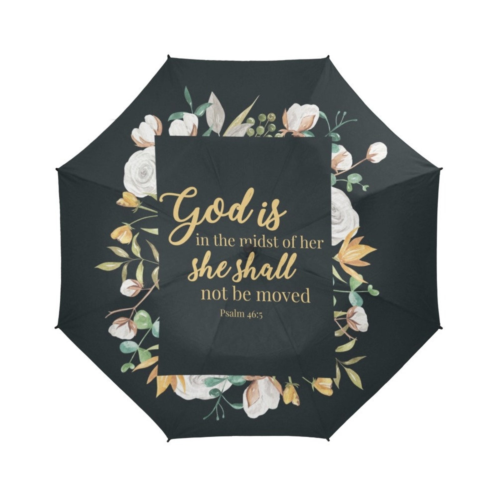 Scripture Umbrella Christian Bible Verse Umbrella God is Etsy