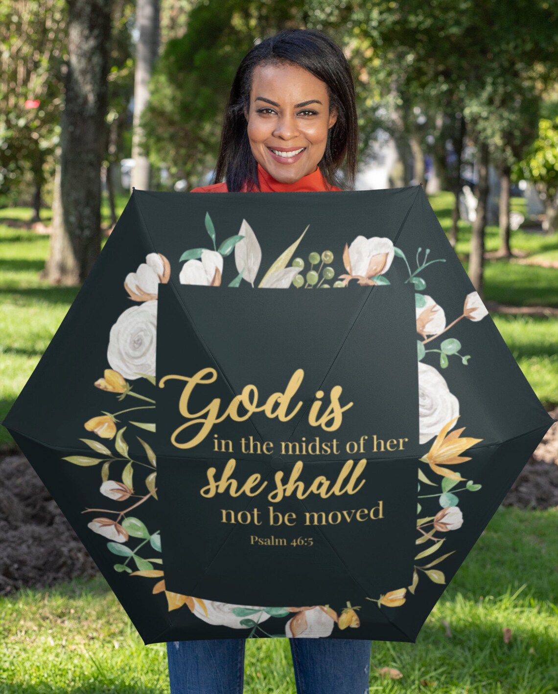 Scripture Umbrella Christian Bible Verse Umbrella God is Etsy