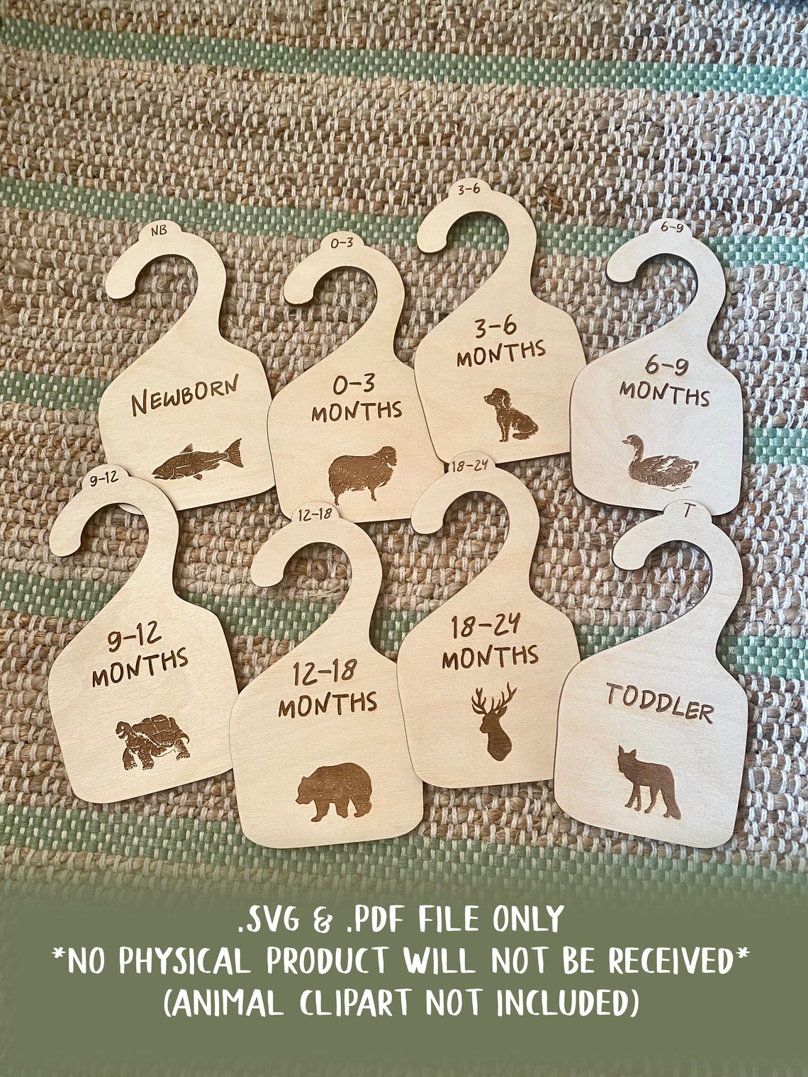 Baby Clothes Dividers / .SVG &amp; .PDF File Only | Etsy