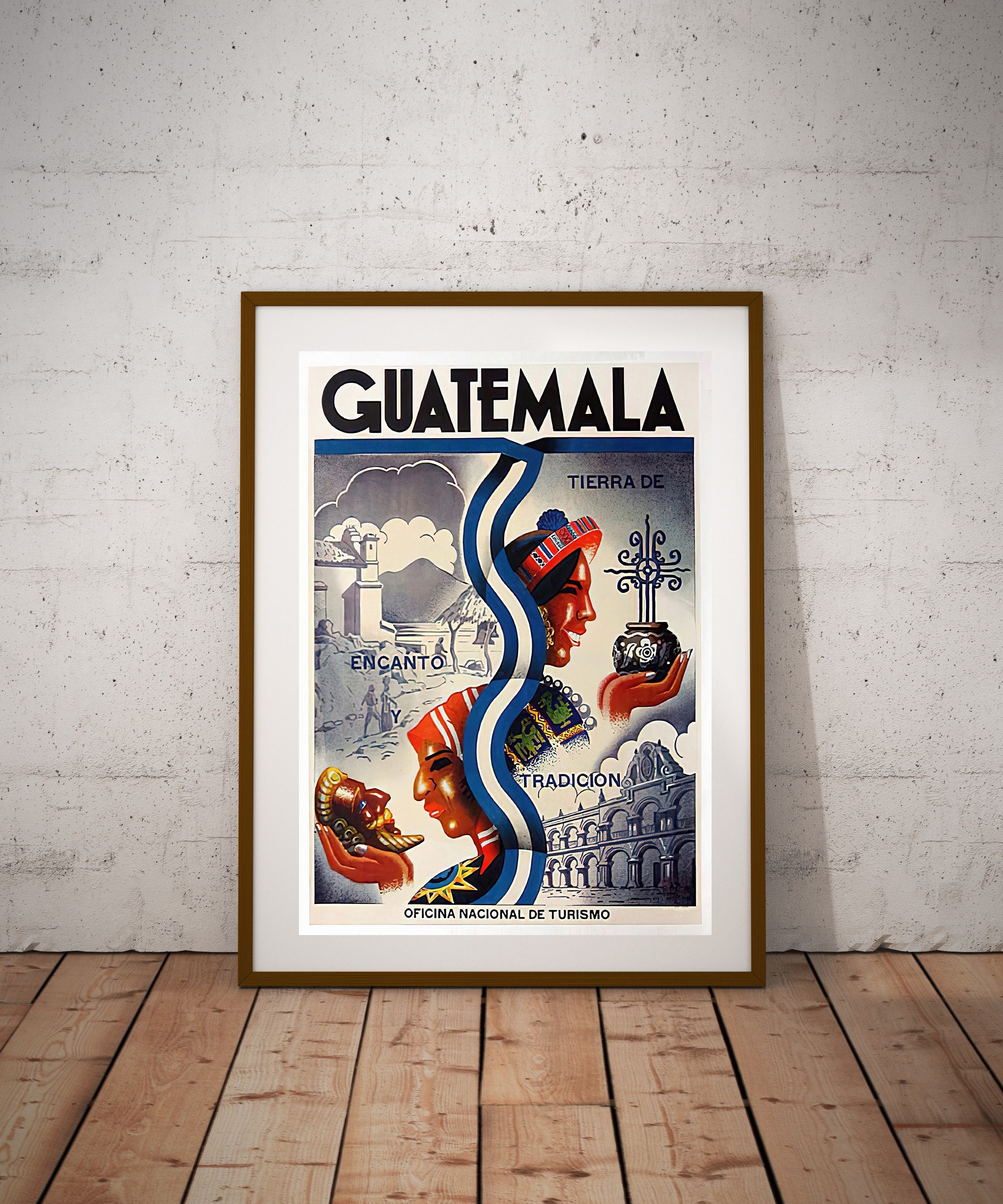 guatemala tourism poster