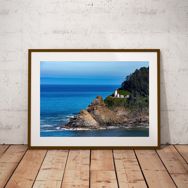 Heceta Head Lighthouse Photo, Oregon Photography, Oregon Coast Photo, Lighthouse Photo, Oregon Photo Wall Art, Photo Downloads