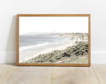 Del Mar Beach Photo, California Coast Print (Digital Download)