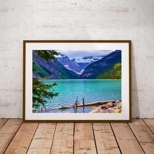 Lake Louise Photo, Banff Photography, Lake Louise Wall Art, Banff Photo, Canadian Rockies Wall Art, Digital Download, Instant Download