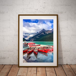 Lake Louise Photo, Lake Louise Photography, Canadian Rockies Photo, Banff Photo, DIGITAL DOWNLOAD, Lake Wall Art, Instant Download