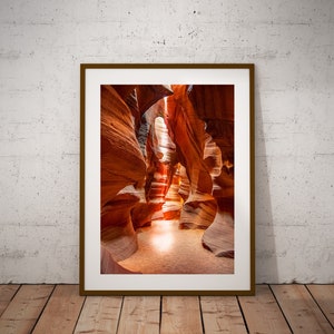 Antelope Canyon Foto, Arizona Fotografie, Wüstenlandschaft, Arizona Slot Canyon, Foto Wandkunst, Sofort Download, digitaler Download
