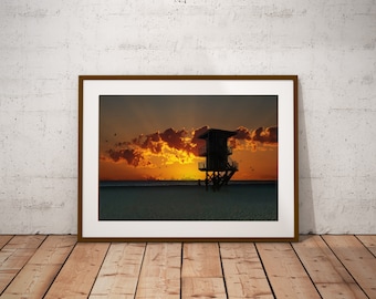 Anna Maria Island Sunset Photo, Coastal Wall Art (Digital Download)