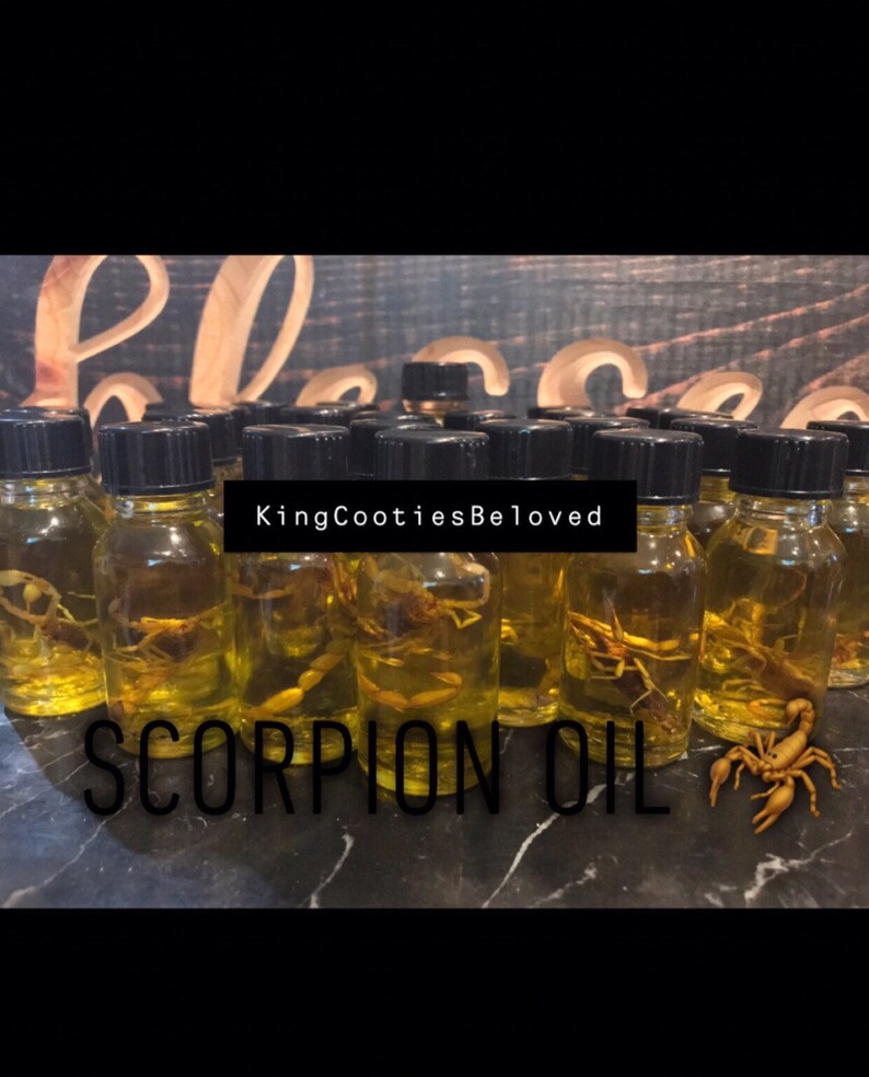 Scorpion Oil Etsy