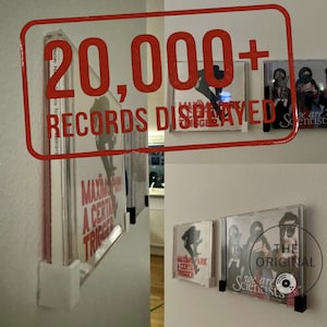 Soportes de pared minimalistas para CD (los más pequeños del mundo)