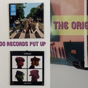 Minimalist Vinyl Record Wall Mounts