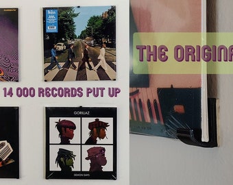 Minimalist Vinyl Record Wall Mounts (World’s smallest)