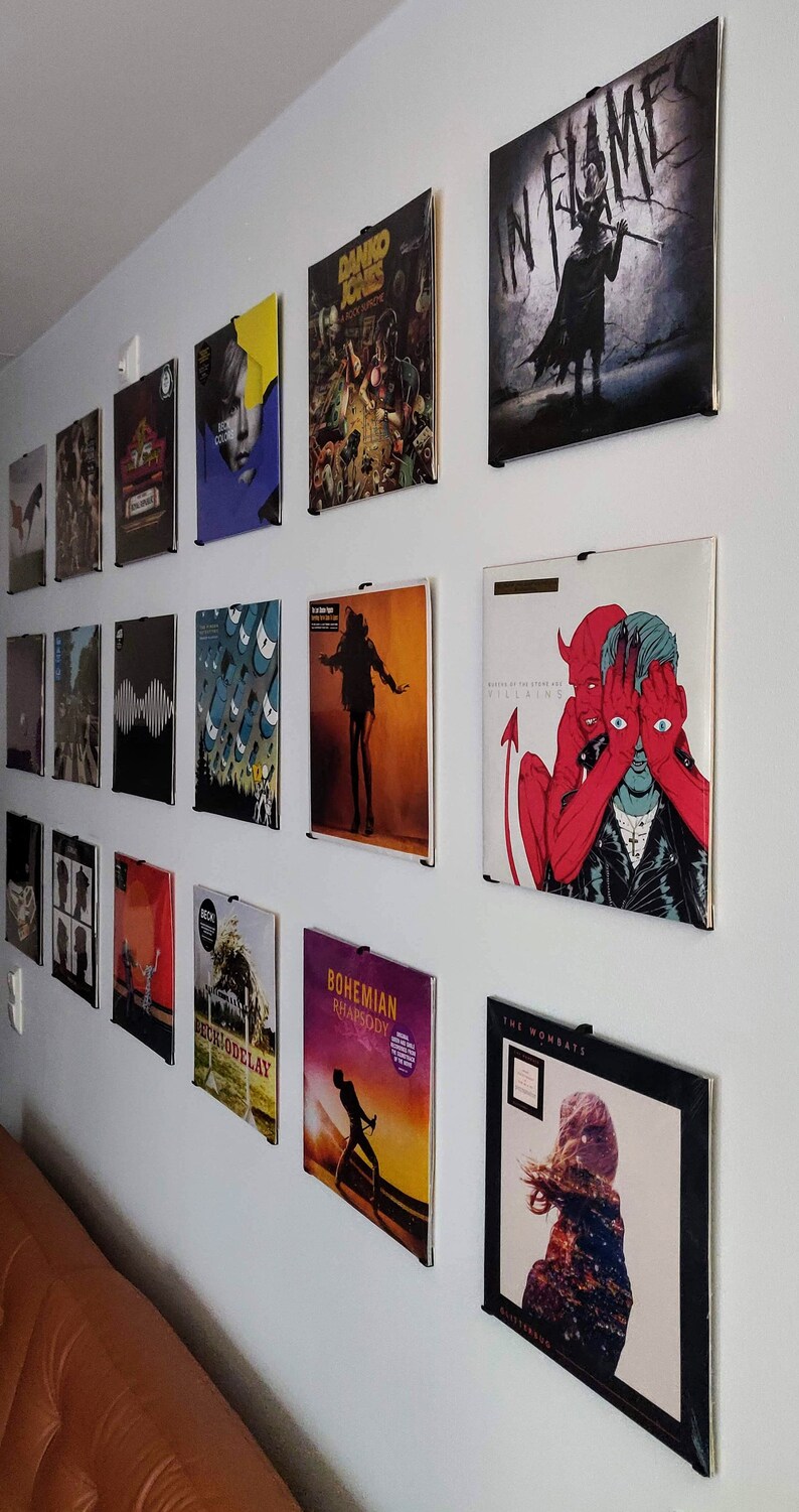 Minimalist Vinyl Record Wall Mounts Etsy