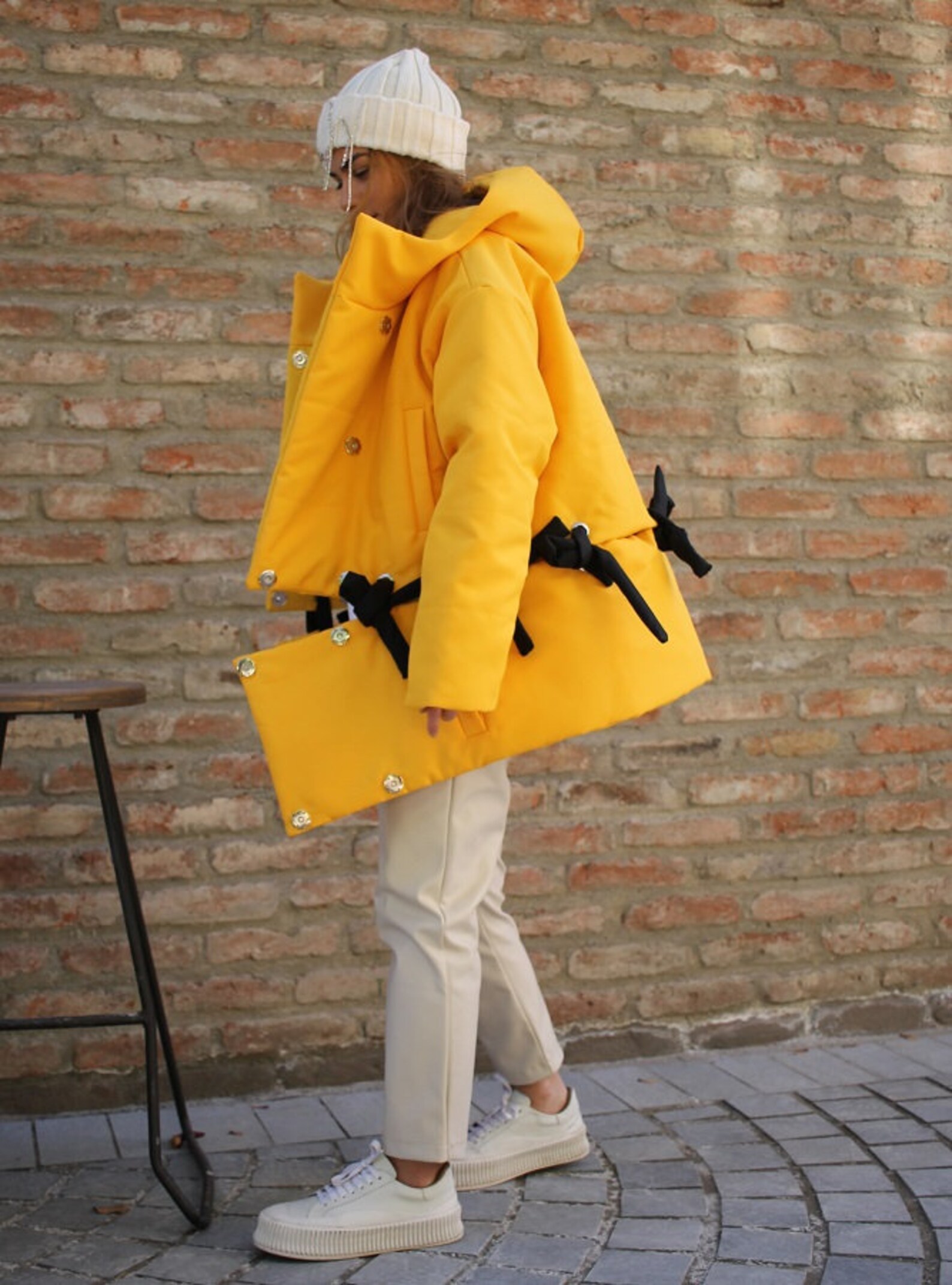 Hooded Transformable Puffer Jacket made to Order Etsy