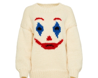 Joker handmade knitted sweater (MADE TO ORDER)