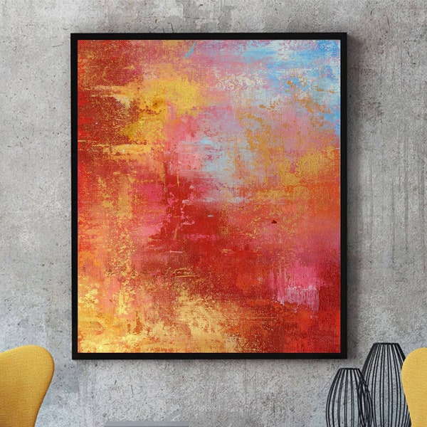 Textured Abstract Painting, Large Acrylic Painting, Original Painting On Canvas, Texture Wall Art, Knife Oil Painting, Oversize Décor