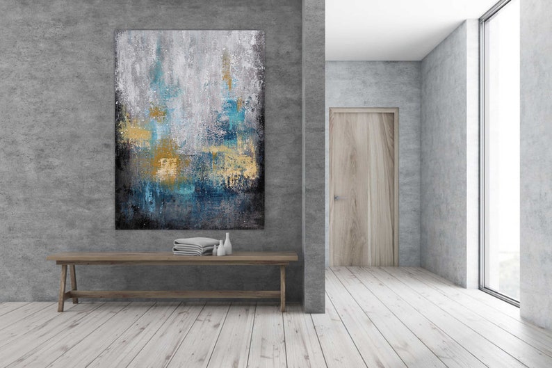 Oversize Abstract Art Abstract Painting Wall Canvas Painting Etsy