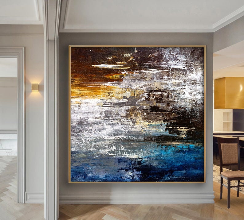 Abstract Canvas Art Extra Large Painting Abstract Art Xl Etsy UK