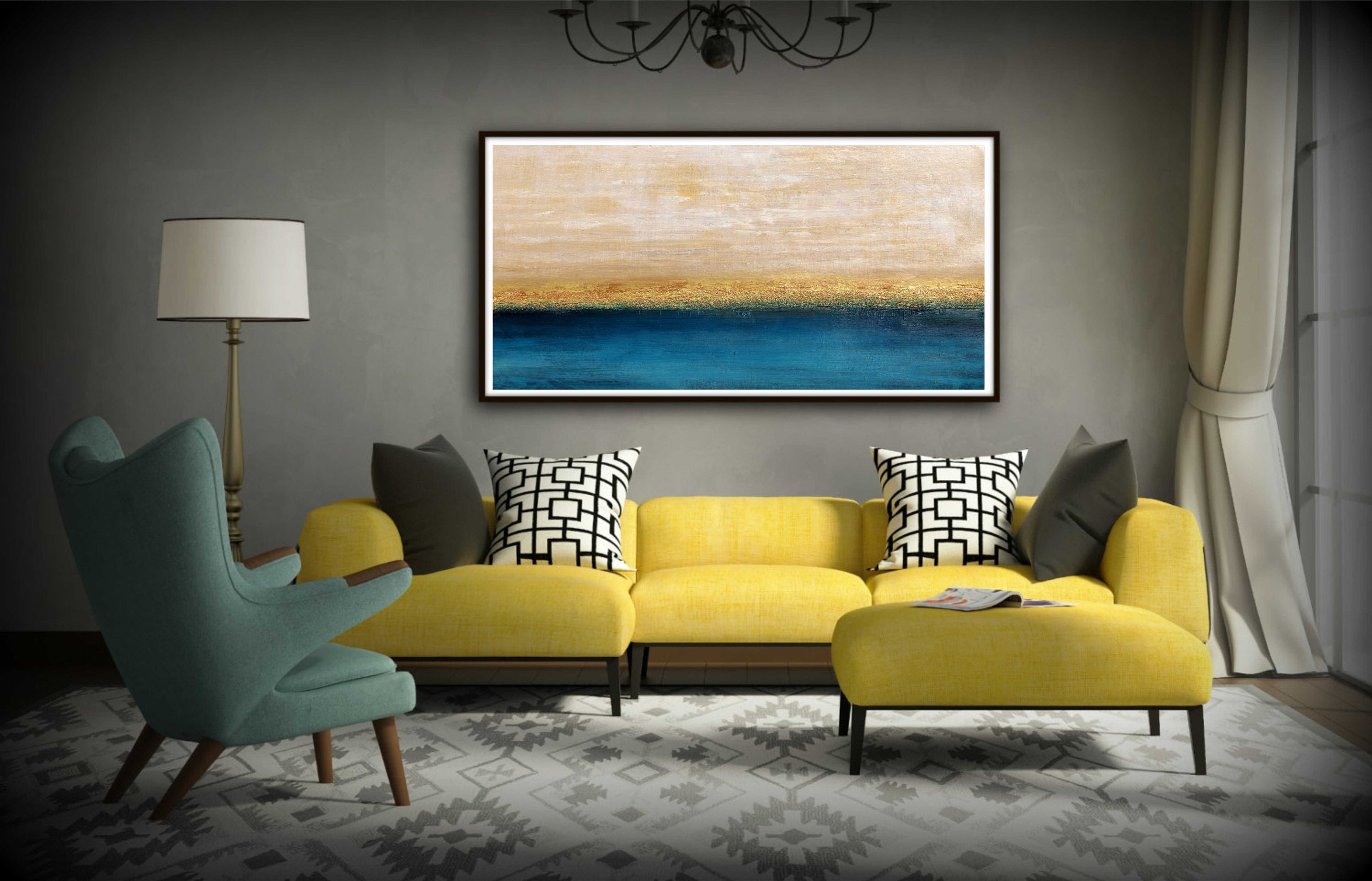 Acrylic Abstract Wall Art Paintings on Canvas Wall Décor Etsy