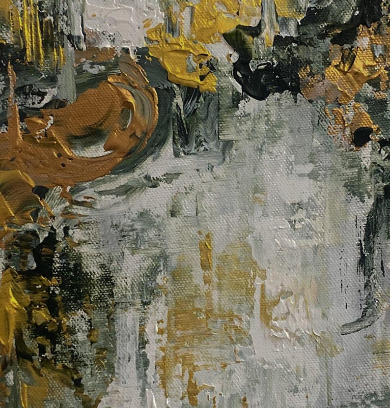 abstract oil painting