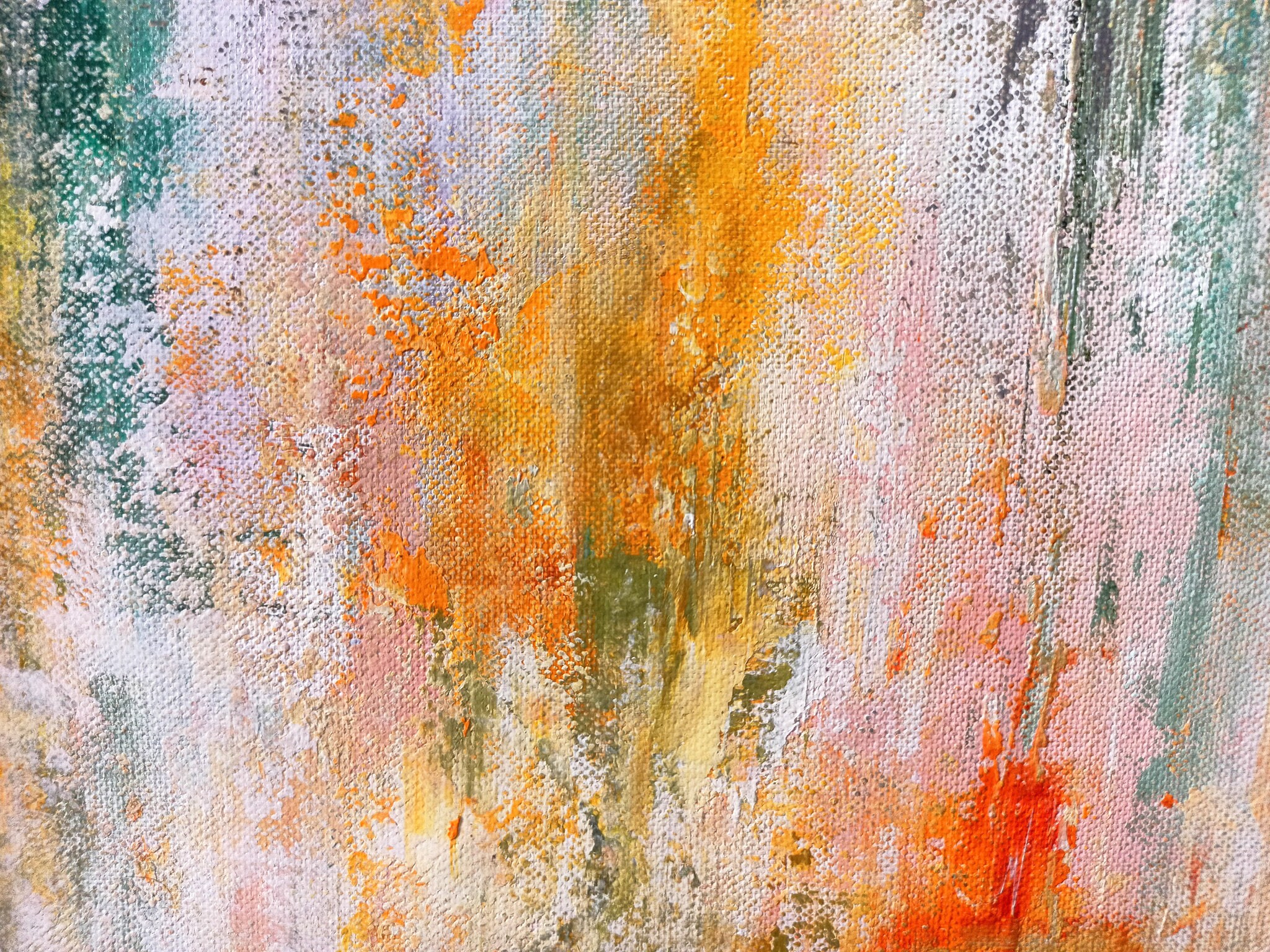 Colourful Acrylic Abstract Painting Large Wall Art Abstract Etsy UK