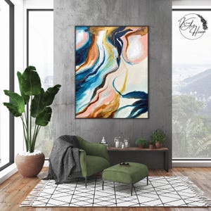 abstract Painting colourful