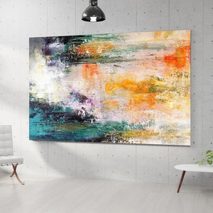 colorful abstract painting wall decor