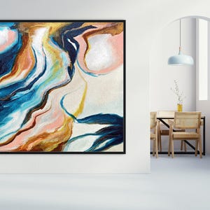 colorful painting on canvas