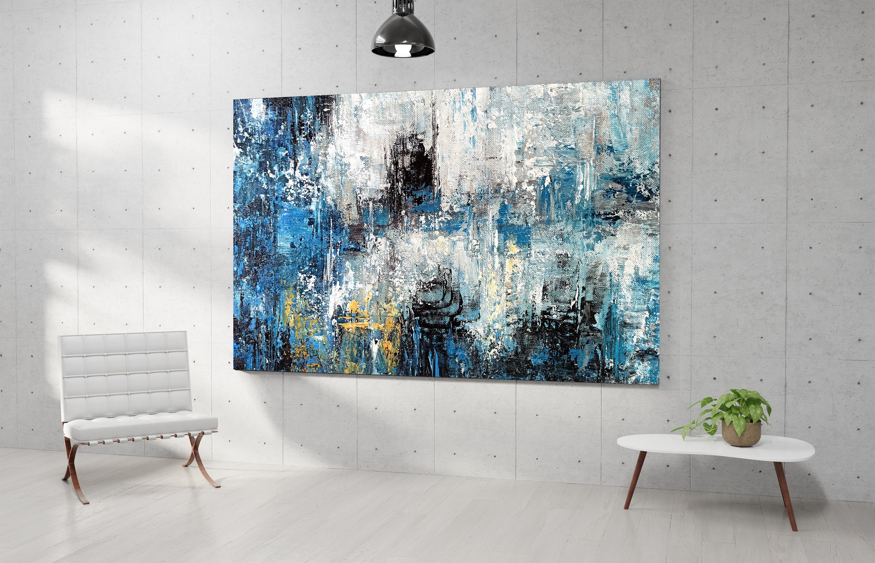 Oversized Abstract Wall Art Abstract Painting Extra Large Etsy UK