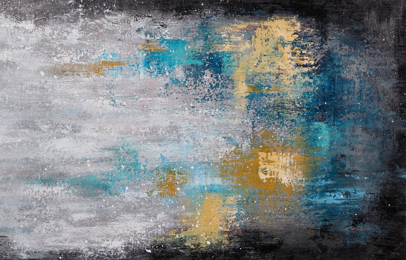 Oversize Abstract Art Abstract Painting Wall Canvas Painting Etsy