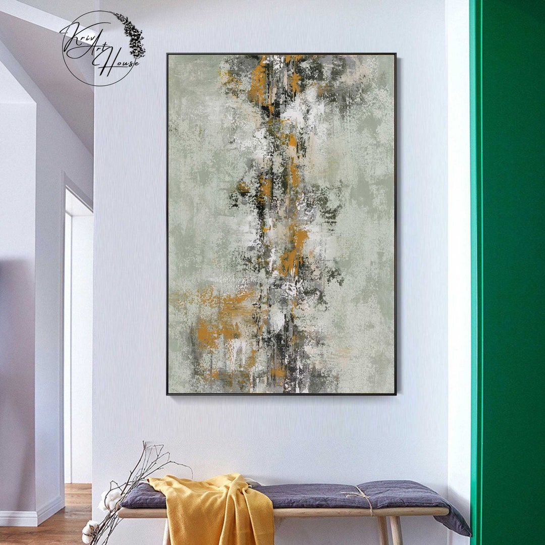 Oversized Abstract Painting, Extra Large Wall Art, Acrylic Painting on